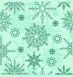 Snowflake Cool Winter Snow Seamless Pattern