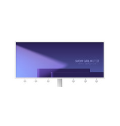 Billboard With Dark Room Podium For Products