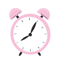 Pink Clock Icon