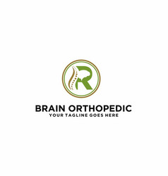 Brain Orthopedic Letter R Logo