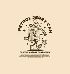 Mascot Character Design Of Jerry Can