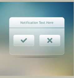 Notification Message Window