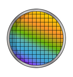 Simple Silicon Wafer Icon