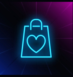 Valentines Day Shopping Neon Sign