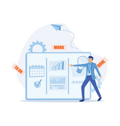 Agile Project Management And Scrum Task Board