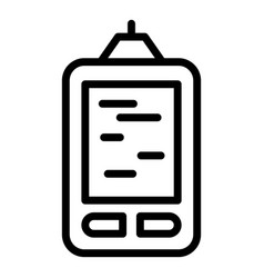 Fish Finder Tool Icon Outline Style