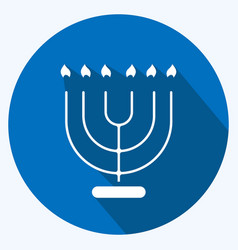 Icon Menorah Suitable For House Symbol Long