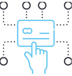 Payment Options Line Icon Outline Symbol