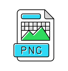 Png File Format Document Color Icon