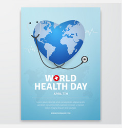 World Health Day April 7th Flyer Design