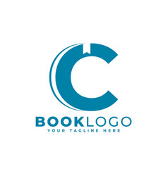 Letter Initial C Book Logo Design Usable