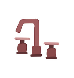 Clean Bathroom Faucet Cartoon