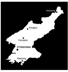 North Korea Country Map