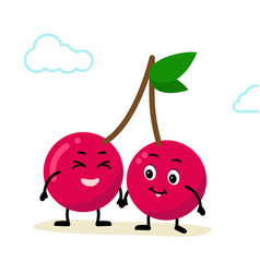 Character Cherry Berry Fruit Cute And Funny