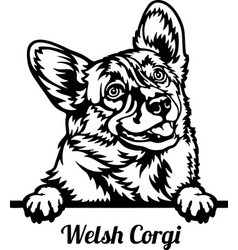 Peeking Welsh Corgi Dog - Lover Owner Gift