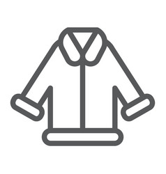 Fur Cleaning Line Icon Laundry And Service Coat