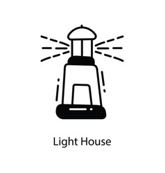 Light House Doodle Icon Design Agric