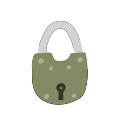 Metal Padlock Vintage Cartoon