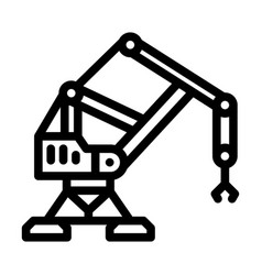 Unloading Steel Production Line Icon