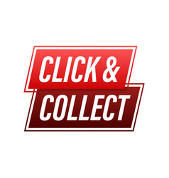 Click And Collect Button Icon Emblem Label