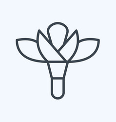 Icon Flower 2 Related To Flora Symbol Line Style