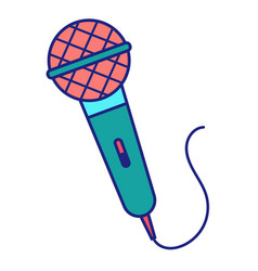 Microphone Icon Flat Design