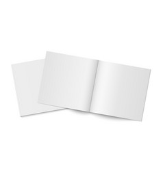 Mockup Of Two White Paperback Magazines With