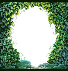 Frame For Text Decoration Enchanted Forest From