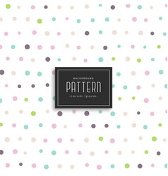 Soft Color Polka Dots Pattern Background