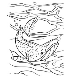 Whale Shark Coloring Page For Kids