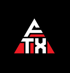 Ftx Triangle Letter Logo Design