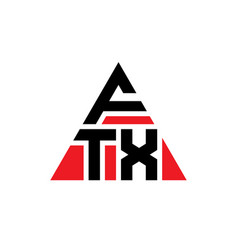 Ftx Triangle Letter Logo Design