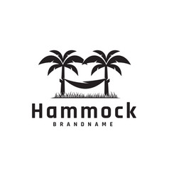 Logo Design Hammock With Palm Tree