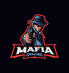 Mafia Mascot Logo Design