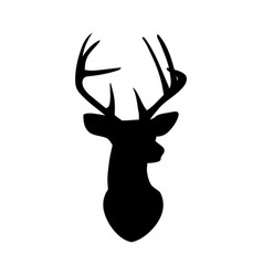 Deer Head Silhouette