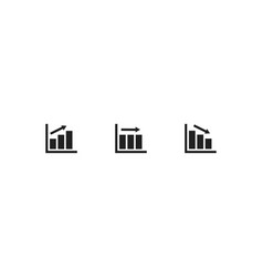 Graph Bar Simple Icon Set Chart Business