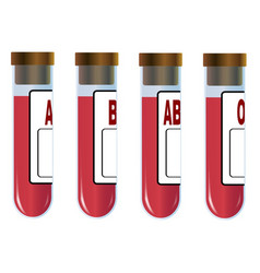 Blood Group Vials