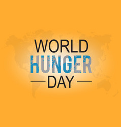 World Hunger Day Annual Day For Hunger