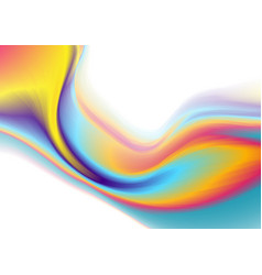 Colorful Flowing Liquid Thermal Waves Abstract