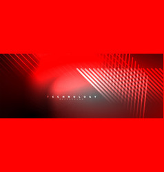 Light Beams Neon Lines Abstract Background