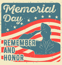 Memorial Day Poster Design Template