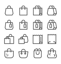 Shopping Bag Line Icon