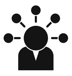 Person Case Choice Icon Simple Business