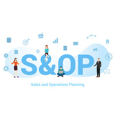 Sop Sales And Operations Planning Concept