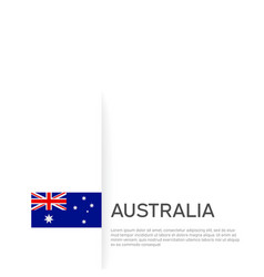 Australia Flag Background State Patriotic Banner