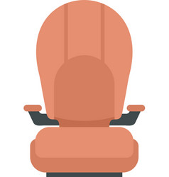 Isofix Kid Car Seat Icon Flat Isolated