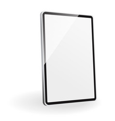 Electronic Device Mockup White Tablet New