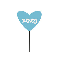 Heart With Text Xoxo Symbol Of Love Romance