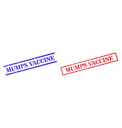 Mumps Vaccine Textured Scratched Stamp Watermarks