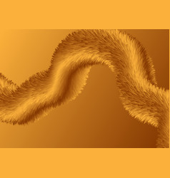 Bright Bronze Fluffy Wave Abstract Modern Deluxe